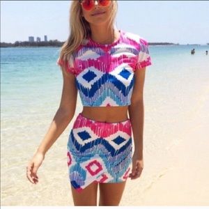 Sabo Skirt Matching Set Small